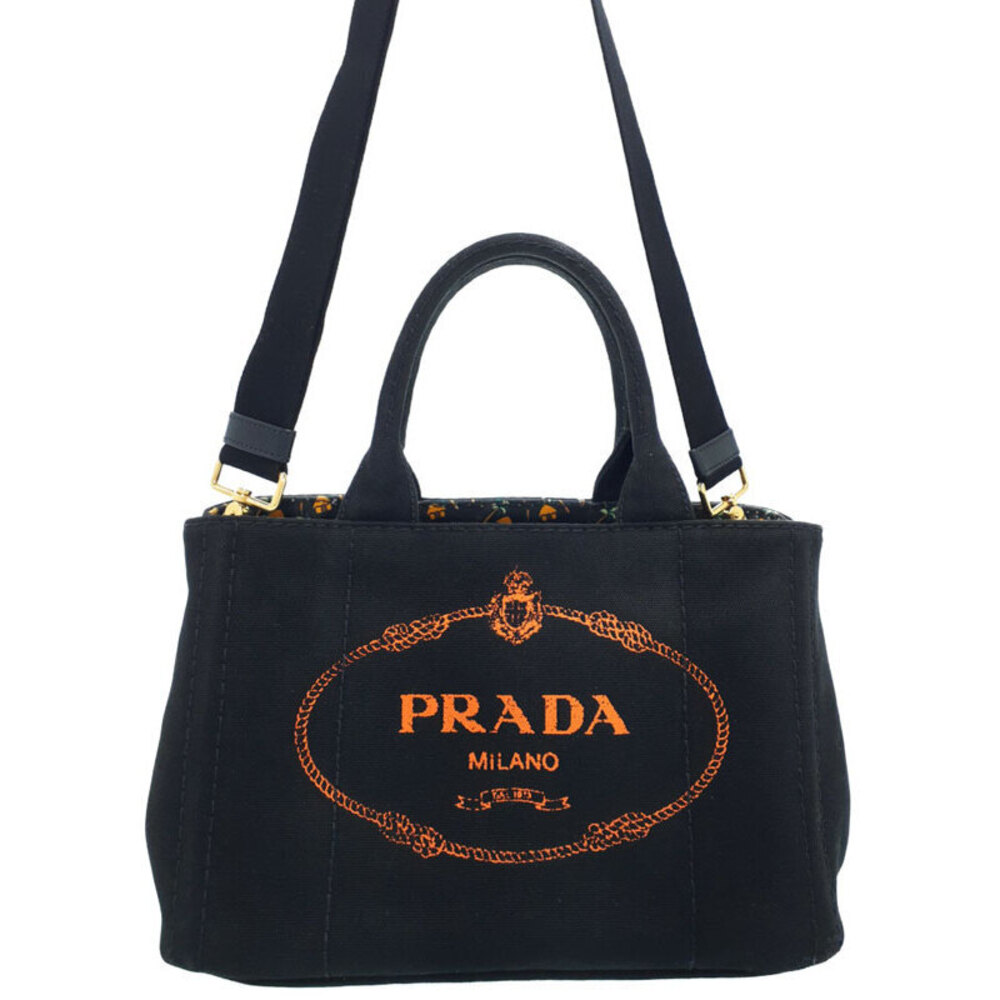 Prada Canapa 2way tote Shoulder bag canvas - Picture 1 of 9